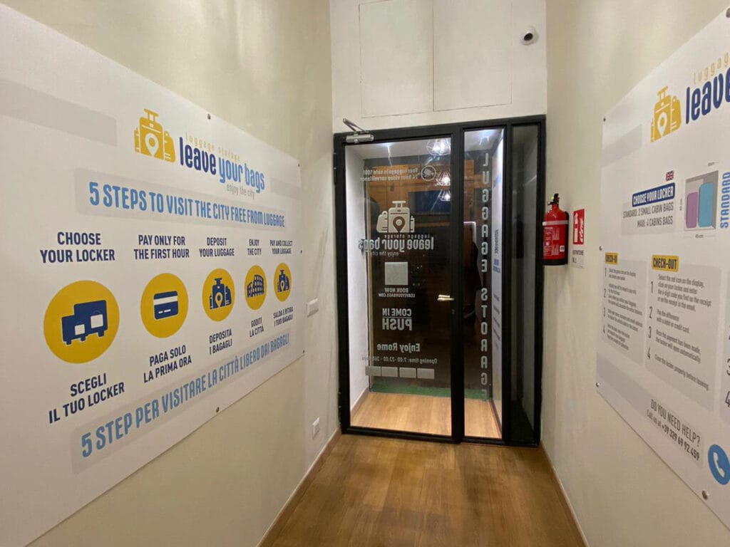 deposito bagagli a Roma