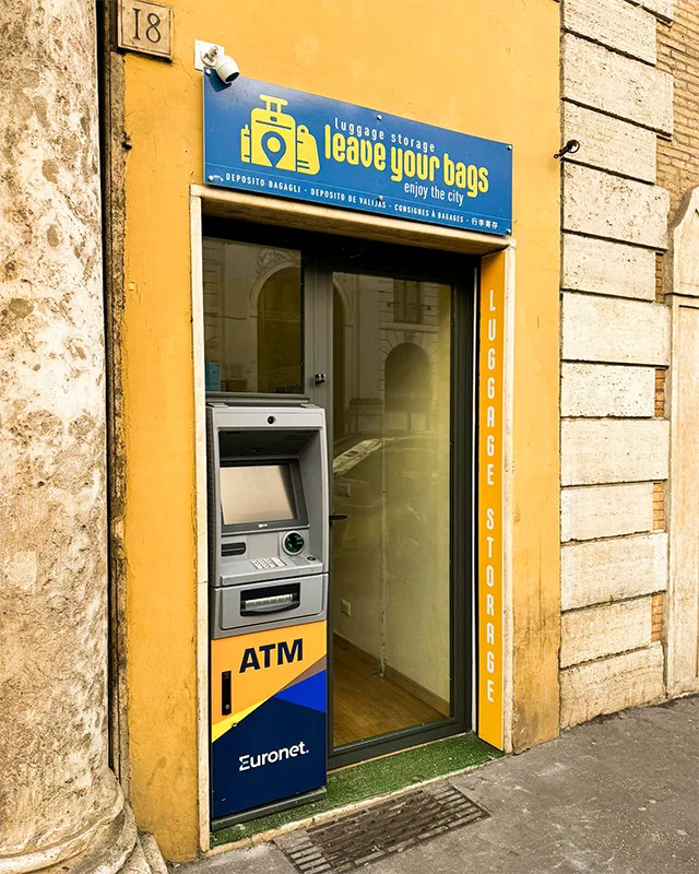 Deposito Bagagli centro Roma - Rome center luggage storage - leave your bags
